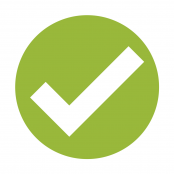 Tick symbol A green tick for your SEO