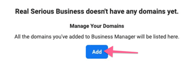 Facebook add domain