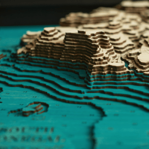 Hand made 3d maps by our friends at Outcrop.